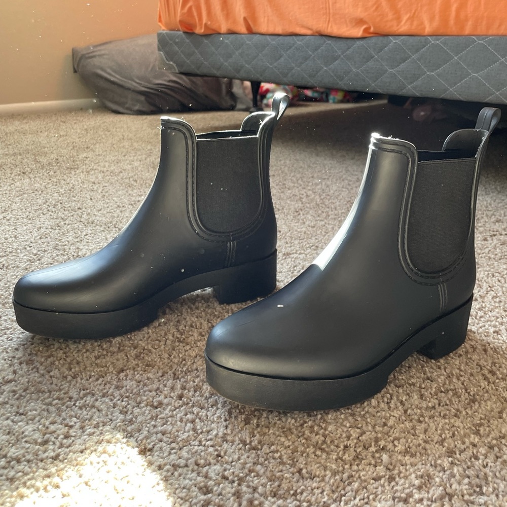 Jeffery Campbell Chelsea Rain boots platform
